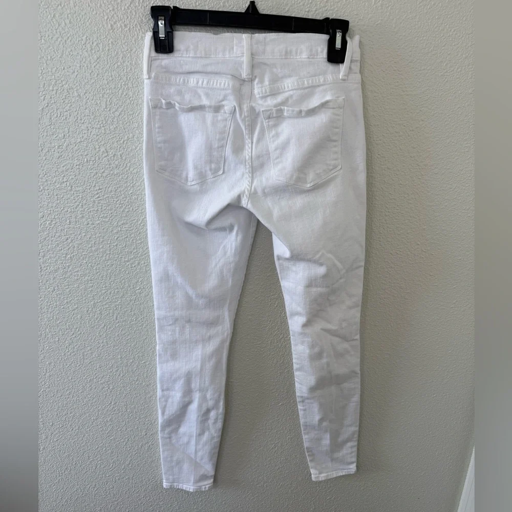 FRAME Le Skinny de Jeanne White Jeans Size 24